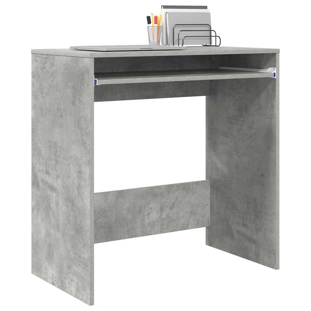 vidaXL Biurko Betonowy szary 77,5 x 43 x 79 cm Materiał drewnopochodny
