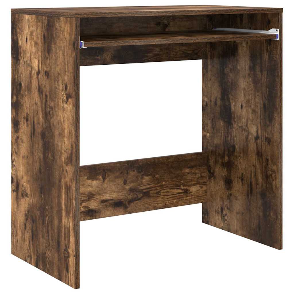 vidaXL Biurko Dąb wędzony 77,5 x 43 x 79 cm Materiał drewnopochodny