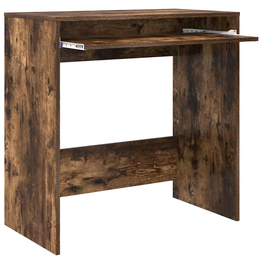 vidaXL Biurko Dąb wędzony 77,5 x 43 x 79 cm Materiał drewnopochodny