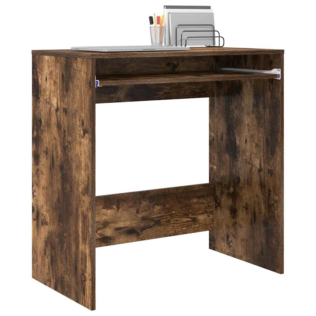 vidaXL Biurko Dąb wędzony 77,5 x 43 x 79 cm Materiał drewnopochodny