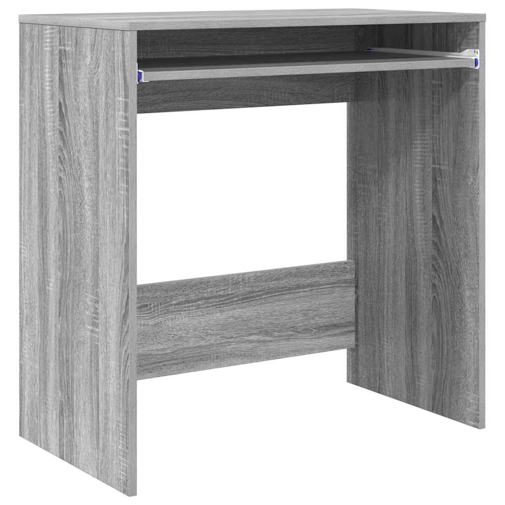 vidaXL Biurko Szary Sonoma 77,5 x 43 x 79 cm Materiał drewnopochodny