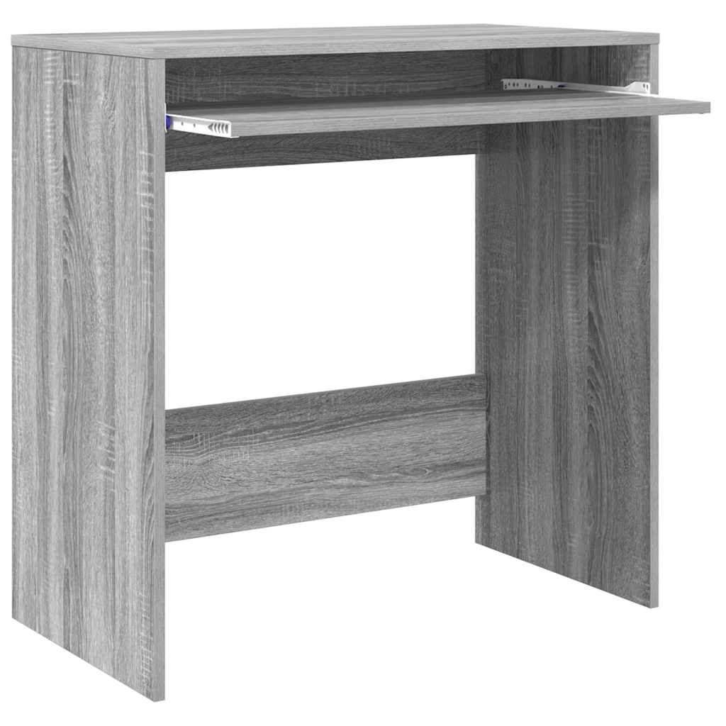 vidaXL Biurko Szary Sonoma 77,5 x 43 x 79 cm Materiał drewnopochodny