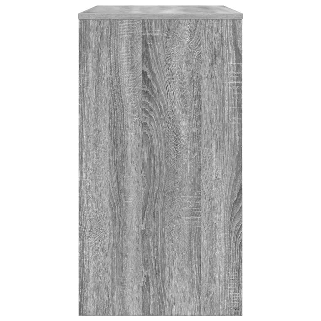 vidaXL Biurko Szary Sonoma 77,5 x 43 x 79 cm Materiał drewnopochodny