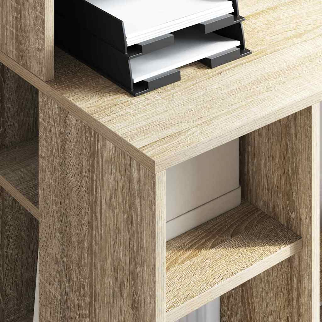 vidaXL Biurko Dąb Sonoma 90 x 48 x 101,5 cm Materiał drewnopochodny