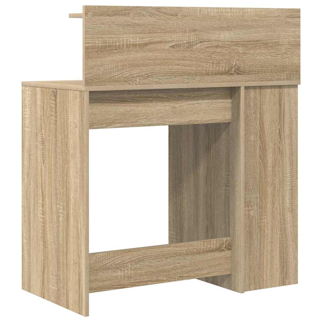 vidaXL Biurko Dąb Sonoma 90 x 48 x 101,5 cm Materiał drewnopochodny