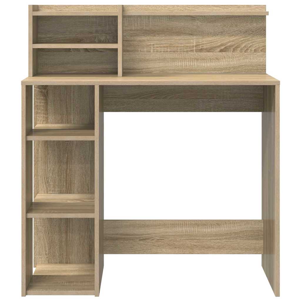 vidaXL Biurko Dąb Sonoma 90 x 48 x 101,5 cm Materiał drewnopochodny
