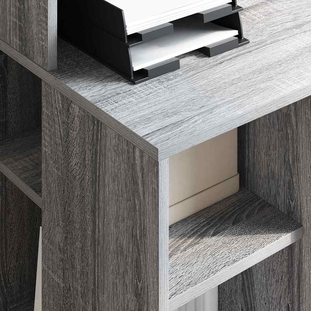 vidaXL Biurko Szary Sonoma 90 x 48 x 101,5 cm Materiał drewnopochodny