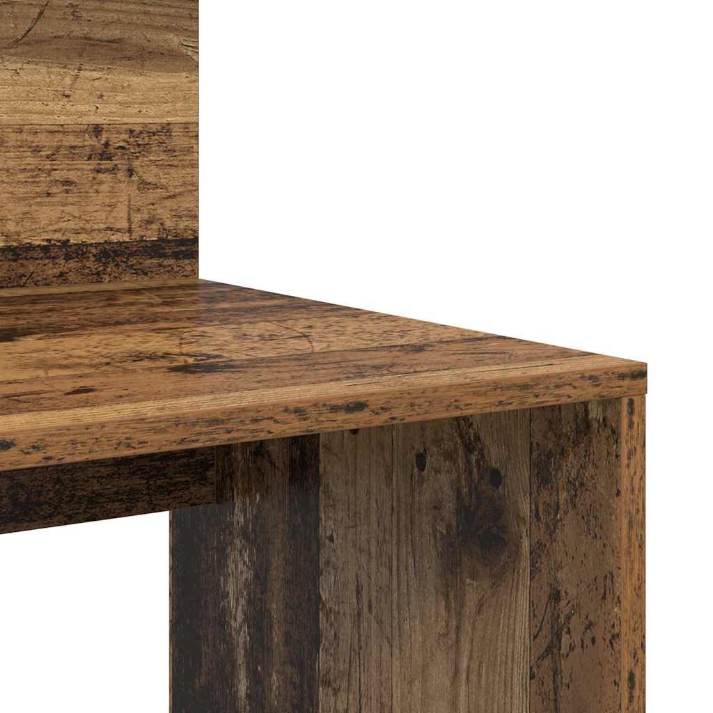 vidaXL Biurko Stare drewno 90 x 48 x 101,5 cm Materiał drewnopochodny