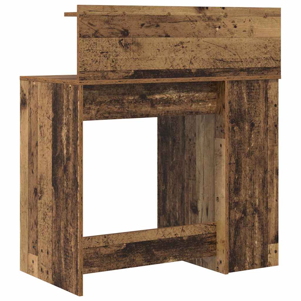 vidaXL Biurko Stare drewno 90 x 48 x 101,5 cm Materiał drewnopochodny