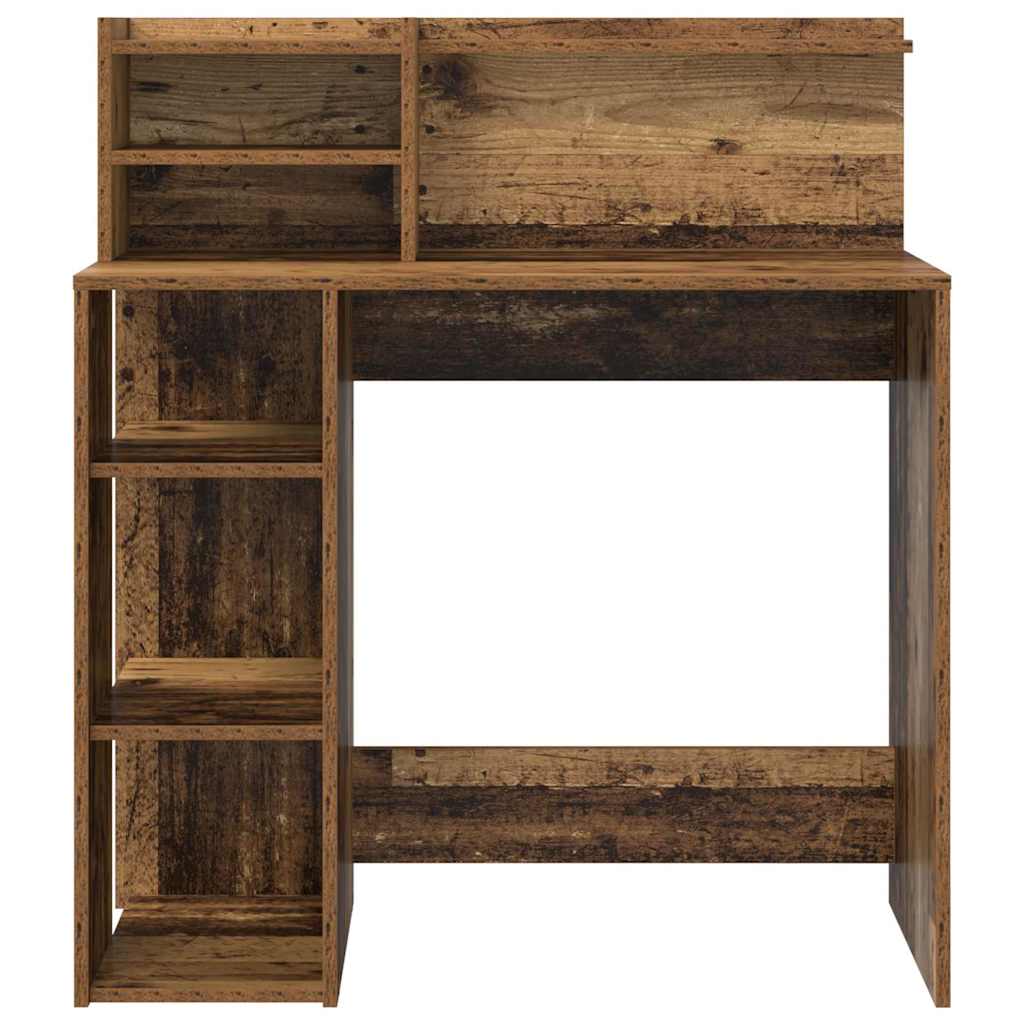 vidaXL Biurko Stare drewno 90 x 48 x 101,5 cm Materiał drewnopochodny