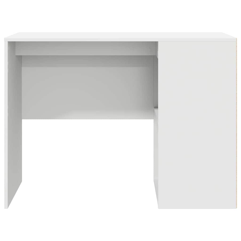 vidaXL Biurko z półką Biały 102 x 50 x 75 cm Materiał drewnopochodny