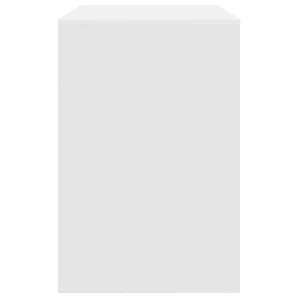 vidaXL Biurko z półką Biały 102 x 50 x 75 cm Materiał drewnopochodny