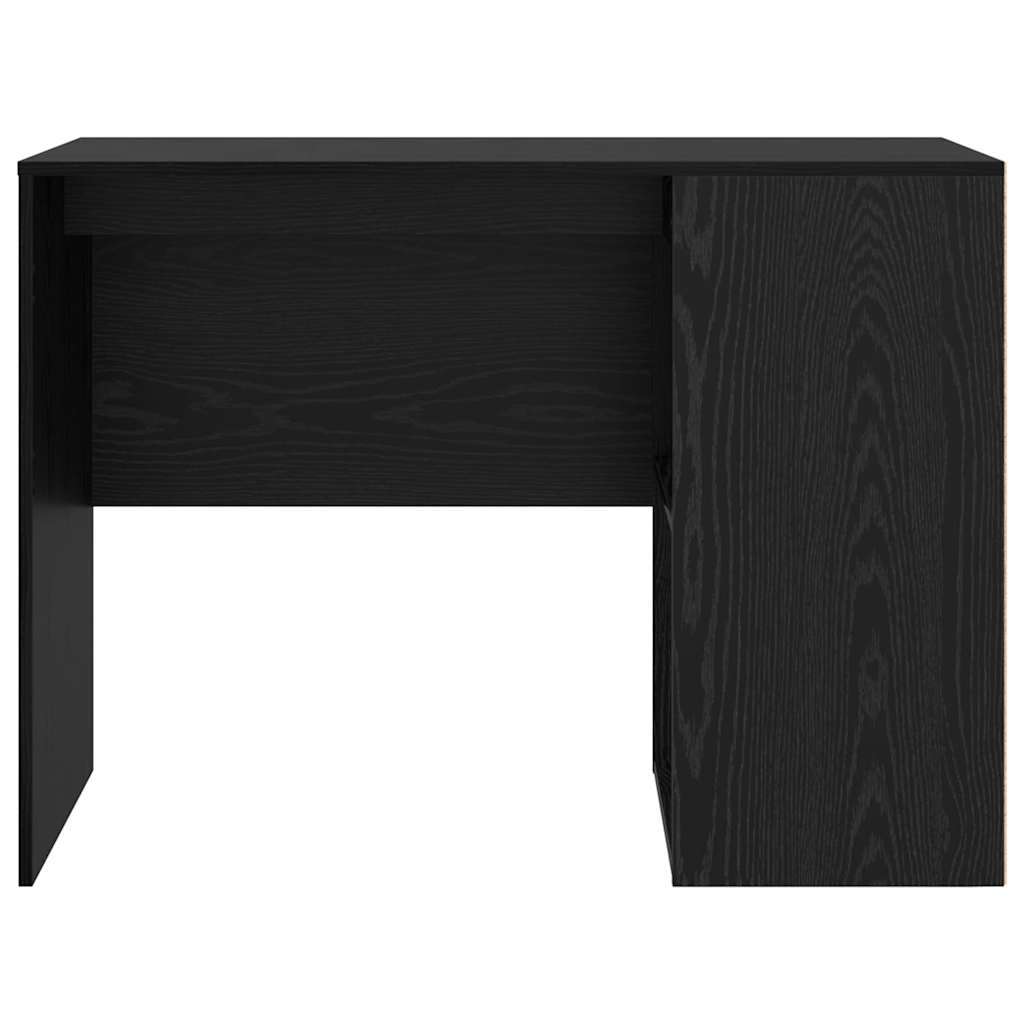 vidaXL Biurko Czarny Dąb 102 x 50 x 75 cm Materiał drewnopochodny