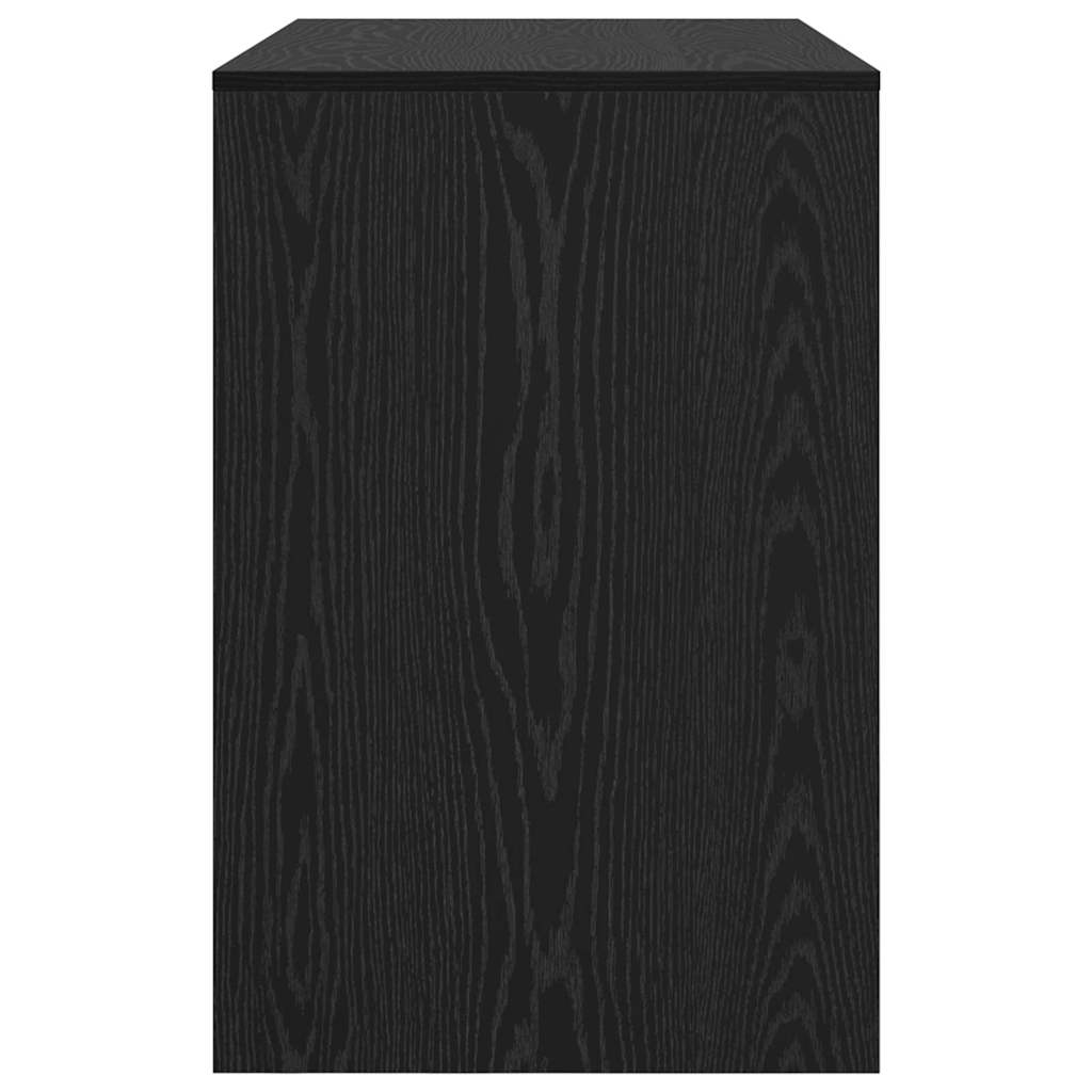 vidaXL Biurko Czarny Dąb 102 x 50 x 75 cm Materiał drewnopochodny
