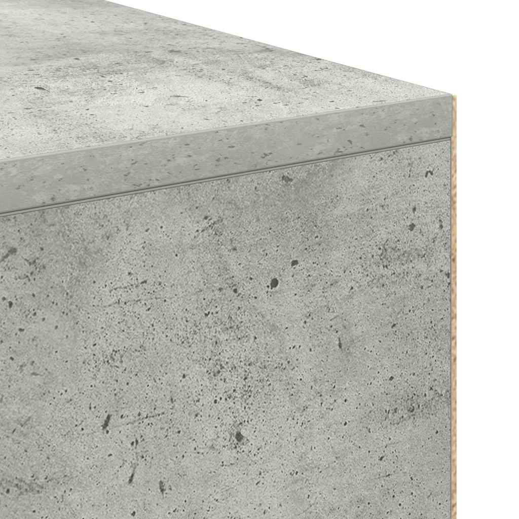 vidaXL Biurko Betonowy szary 102 x 50 x 75 cm Materiał drewnopochodny