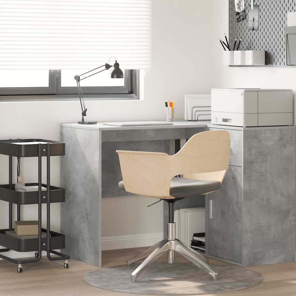 vidaXL Biurko Betonowy szary 102 x 50 x 75 cm Materiał drewnopochodny