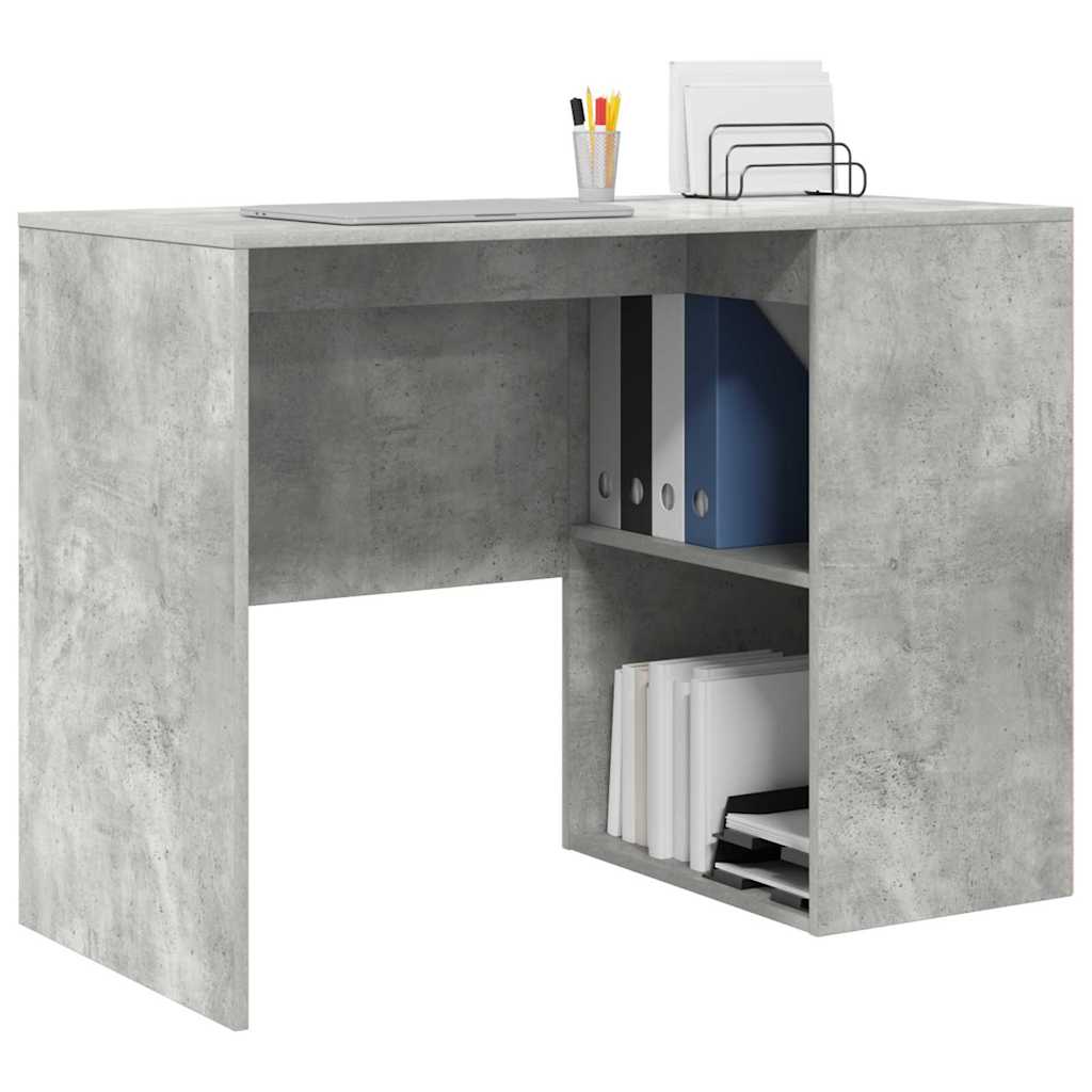 vidaXL Biurko Betonowy szary 102 x 50 x 75 cm Materiał drewnopochodny