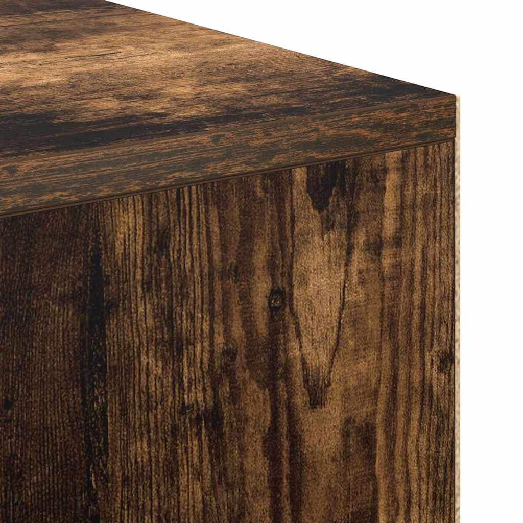 vidaXL Biurko Dąb wędzony 102 x 50 x 75 cm Materiał drewnopochodny