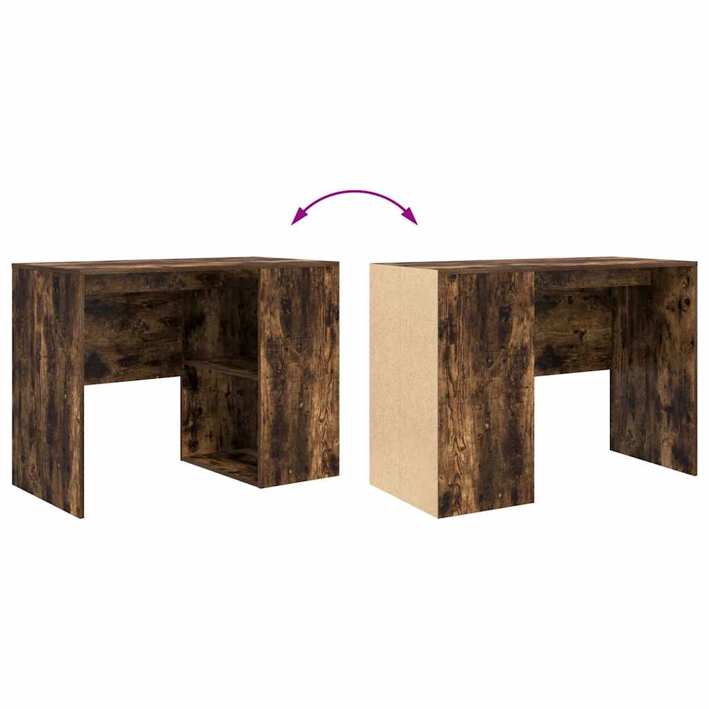 vidaXL Biurko Dąb wędzony 102 x 50 x 75 cm Materiał drewnopochodny