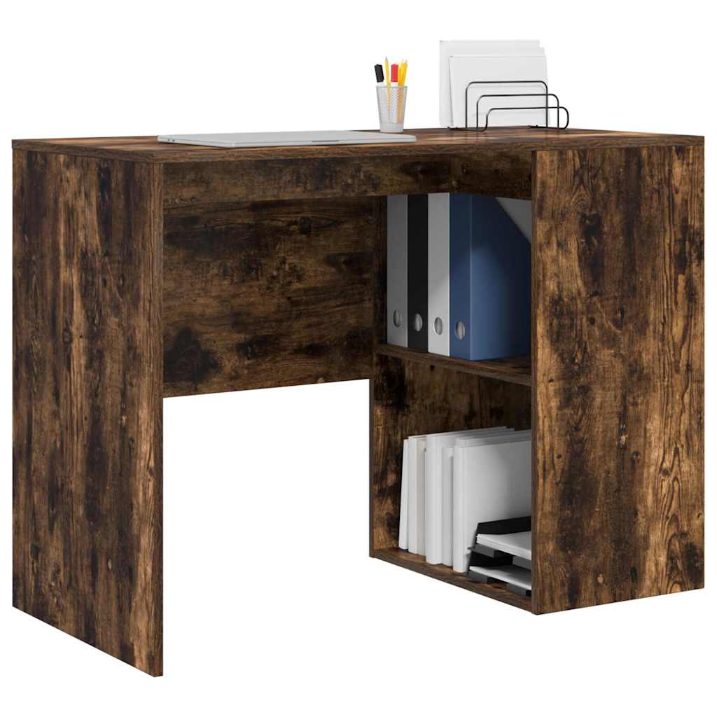 vidaXL Biurko Dąb wędzony 102 x 50 x 75 cm Materiał drewnopochodny
