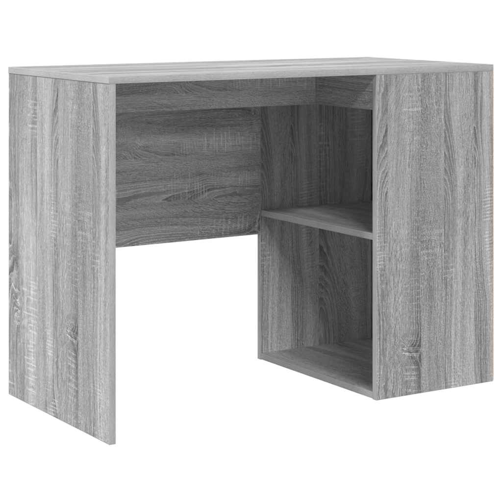 vidaXL Biurko Szary Sonoma 102 x 50 x 75 cm Materiał drewnopochodny