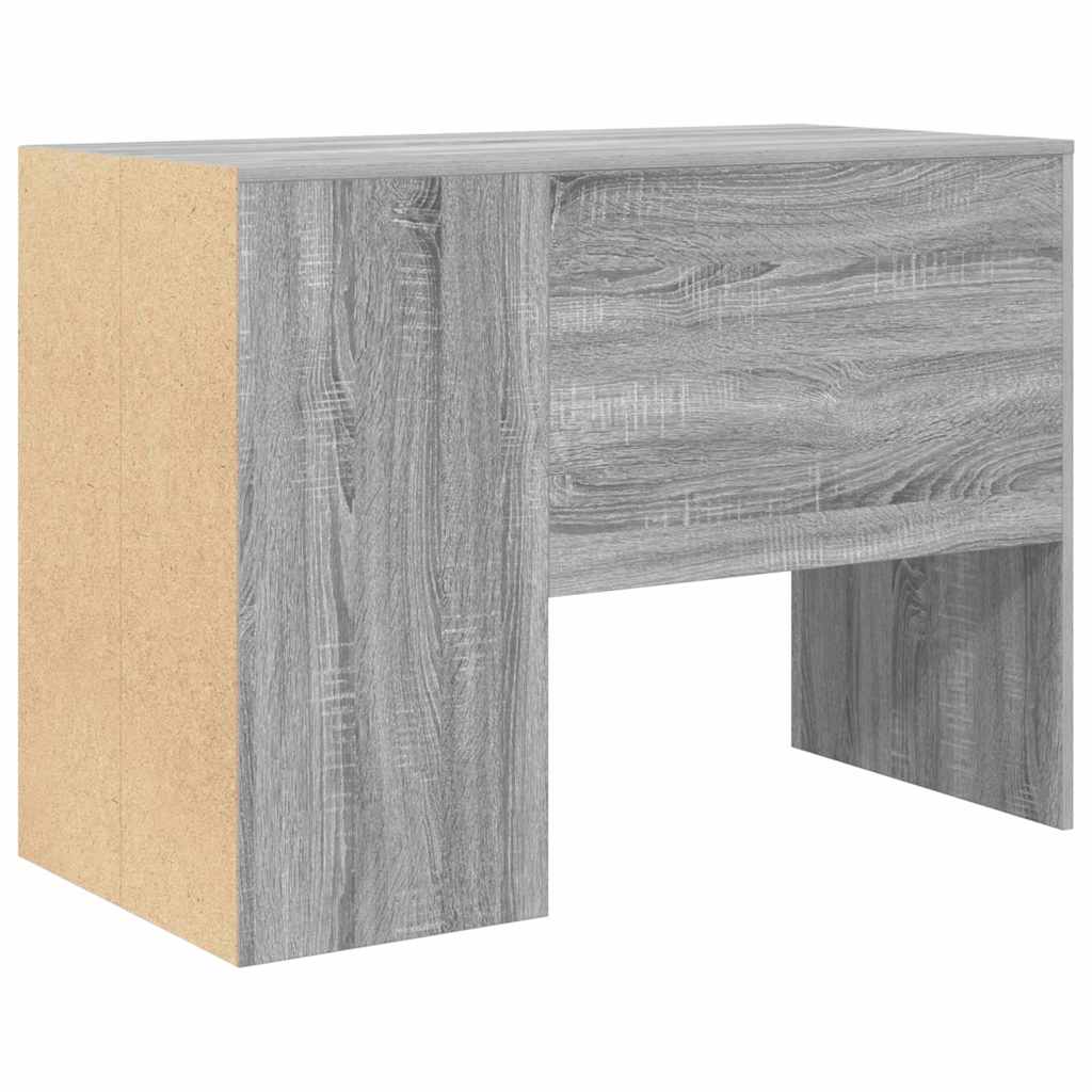 vidaXL Biurko Szary Sonoma 102 x 50 x 75 cm Materiał drewnopochodny