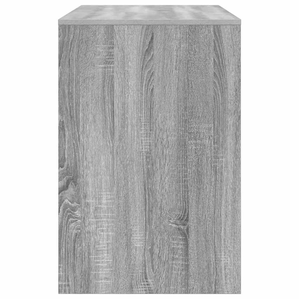 vidaXL Biurko Szary Sonoma 102 x 50 x 75 cm Materiał drewnopochodny