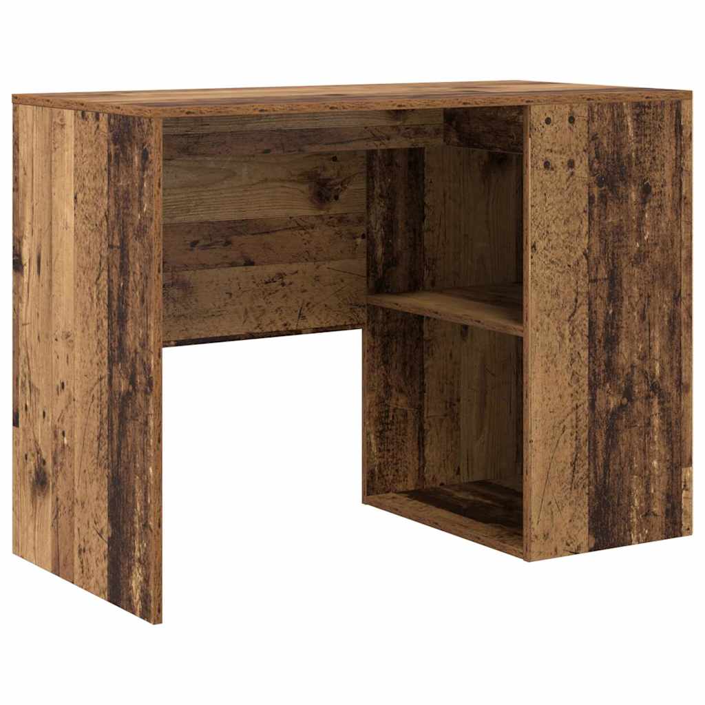 vidaXL Biurko Stare drewno 102 x 50 x 75 cm Materiał drewnopochodny