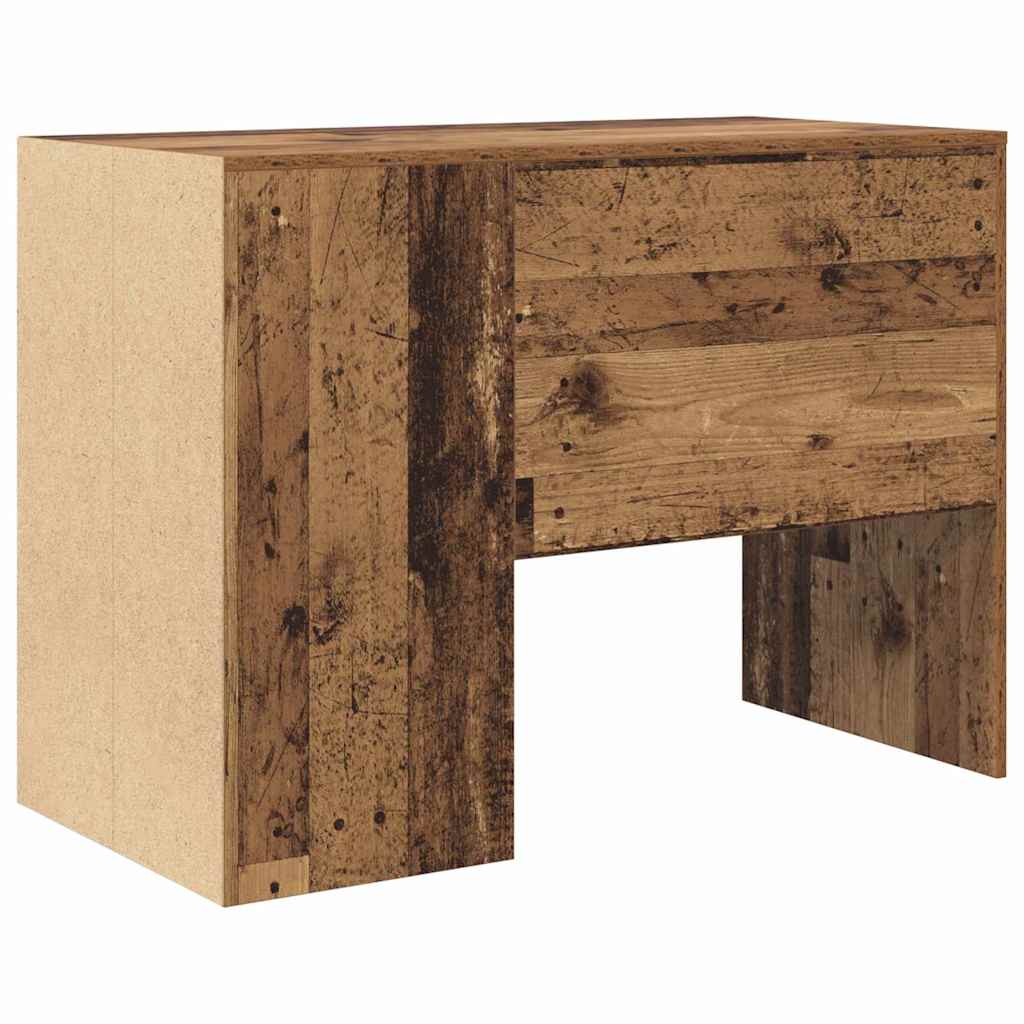 vidaXL Biurko Stare drewno 102 x 50 x 75 cm Materiał drewnopochodny