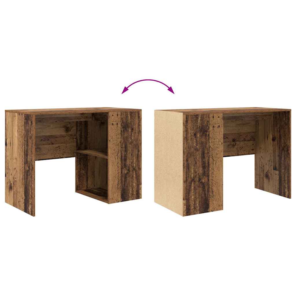 vidaXL Biurko Stare drewno 102 x 50 x 75 cm Materiał drewnopochodny