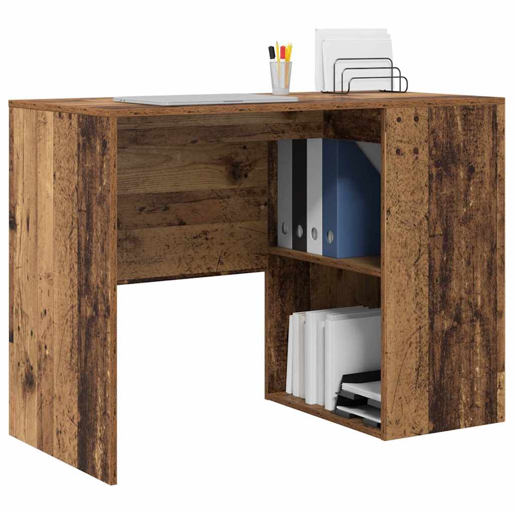 vidaXL Biurko Stare drewno 102 x 50 x 75 cm Materiał drewnopochodny