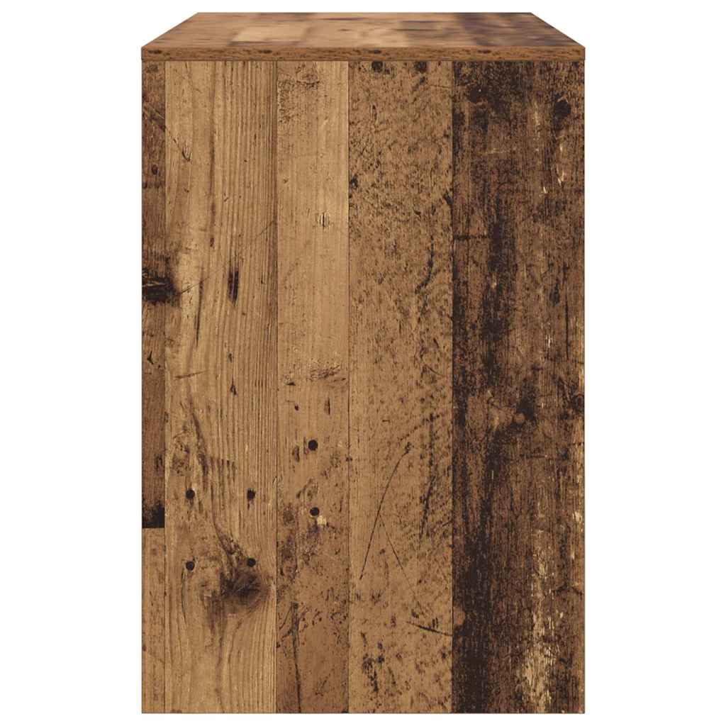vidaXL Biurko Stare drewno 102 x 50 x 75 cm Materiał drewnopochodny