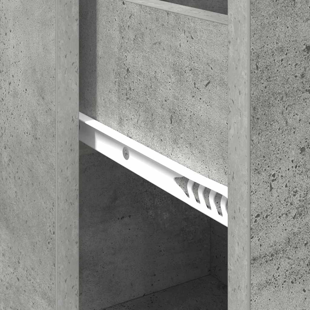 vidaXL Bufet z szufladą Betonowy szary 38 x 34 x 75 cm