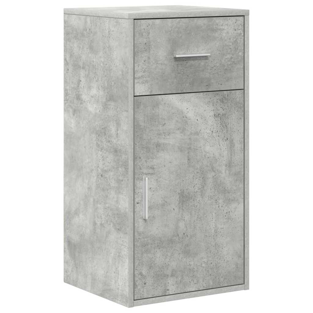 vidaXL Bufet z szufladą Betonowy szary 38 x 34 x 75 cm