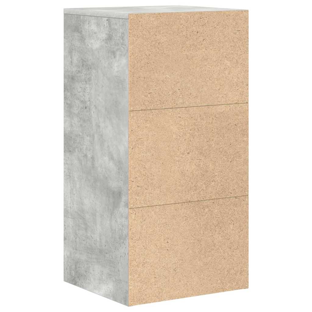 vidaXL Bufet z szufladą Betonowy szary 38 x 34 x 75 cm