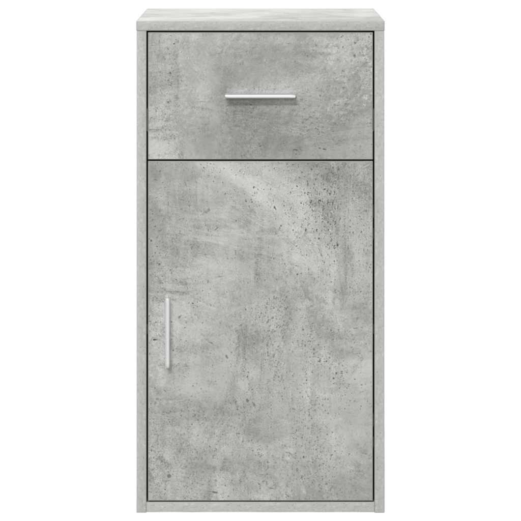 vidaXL Bufet z szufladą Betonowy szary 38 x 34 x 75 cm