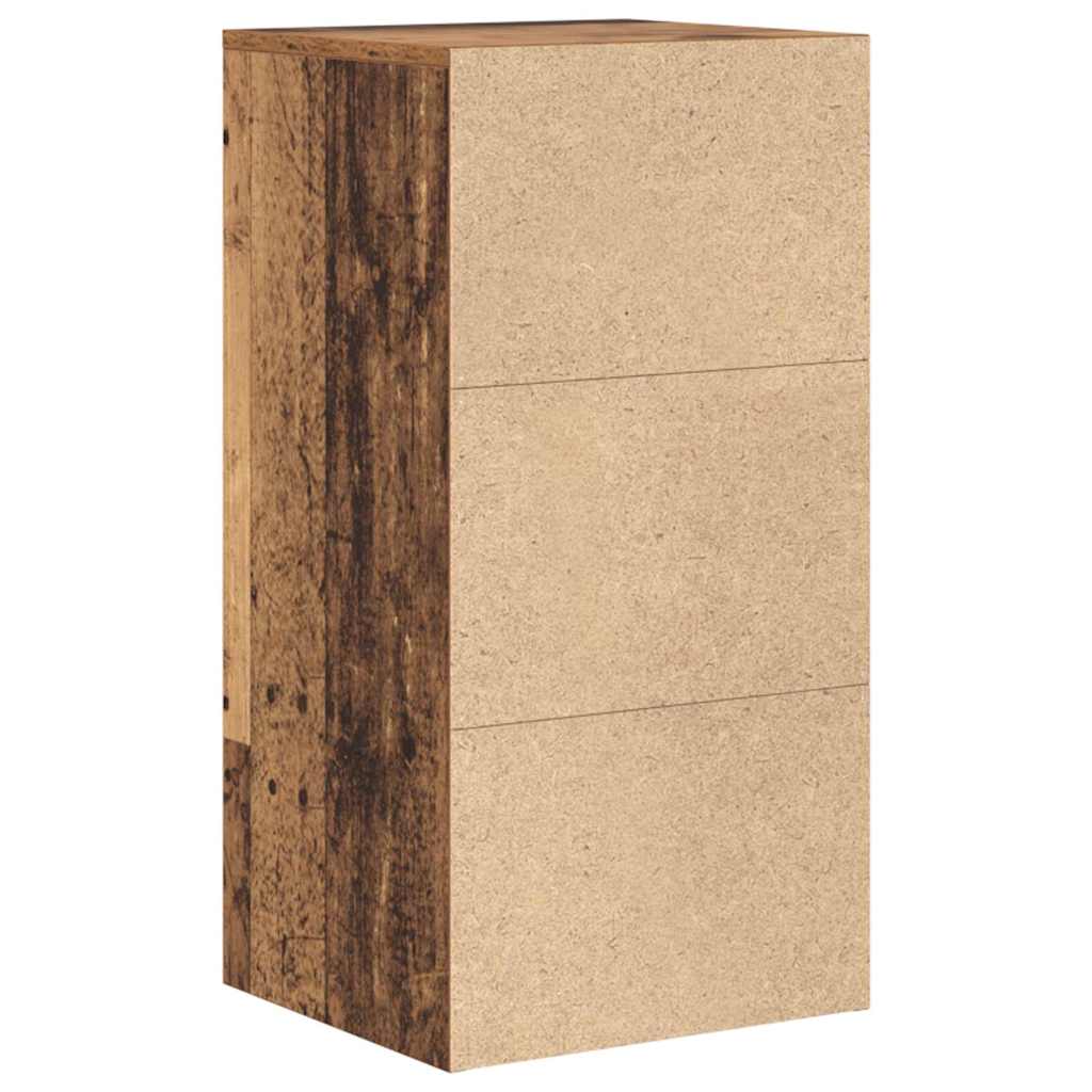 vidaXL Bufet z szufladą Stare drewno 38 x 34 x 75 cm