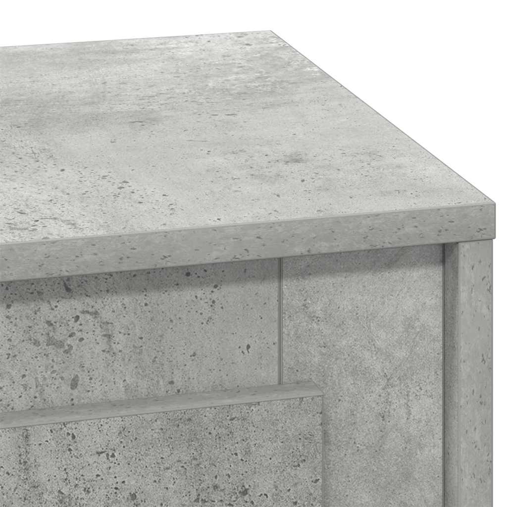 vidaXL Szafka Nocna 2 pcs Betonowy szary 44 x 34,5 x 45 cm
