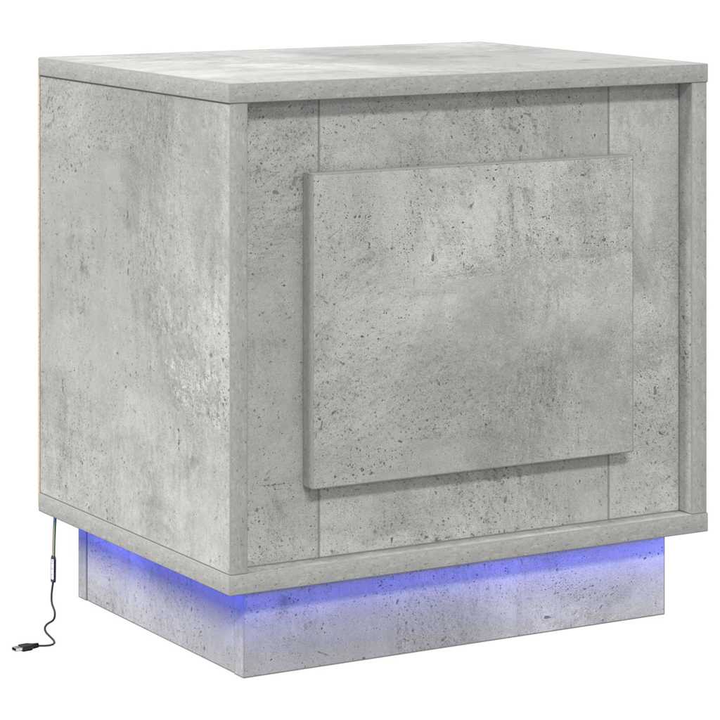 vidaXL Szafka Nocna 2 pcs Betonowy szary 44 x 34,5 x 45 cm
