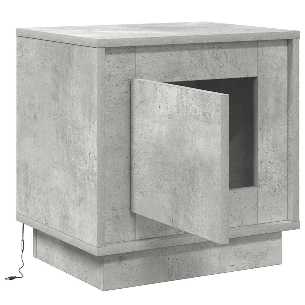 vidaXL Szafka Nocna 2 pcs Betonowy szary 44 x 34,5 x 45 cm