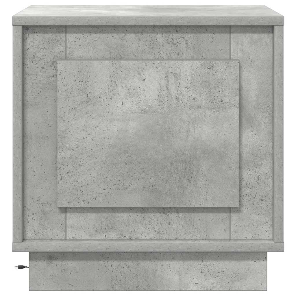 vidaXL Szafka Nocna 2 pcs Betonowy szary 44 x 34,5 x 45 cm