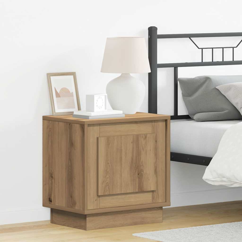 vidaXL Szafka Nocna 2 pcs Dąb rzemieślniczy 44 x 34,5 x 45 cm