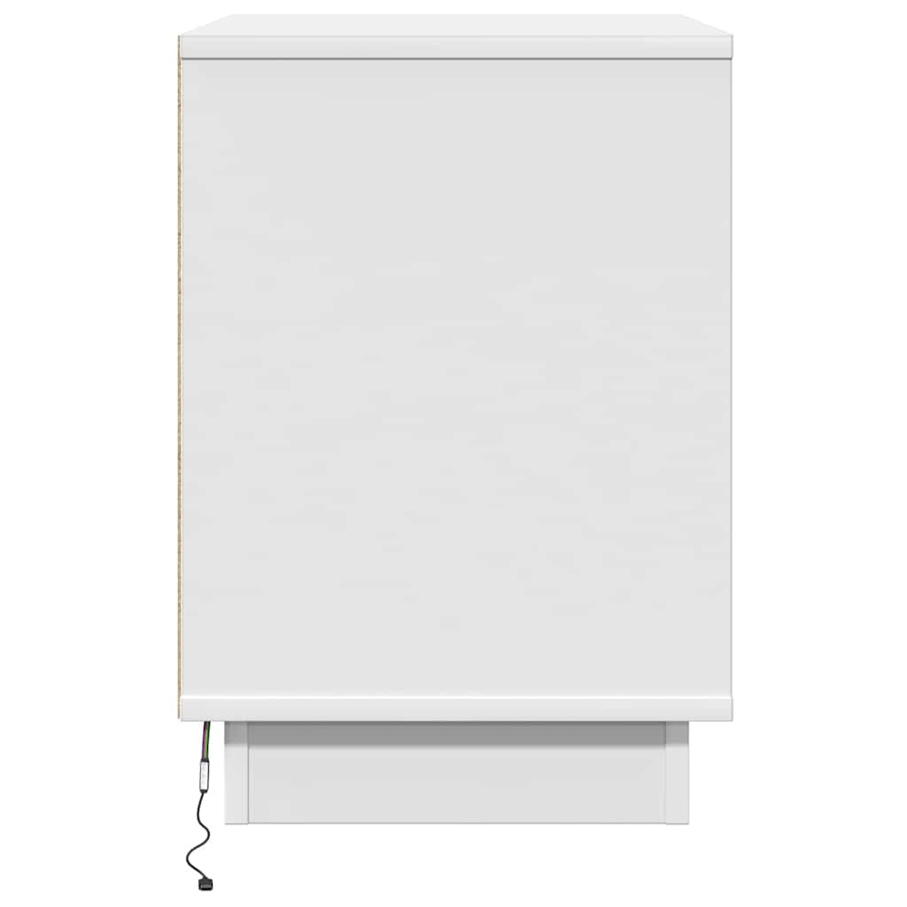 vidaXL Szafka Nocna Biały 50 x 34,5 x 50 cm Drewno inżynieryjne