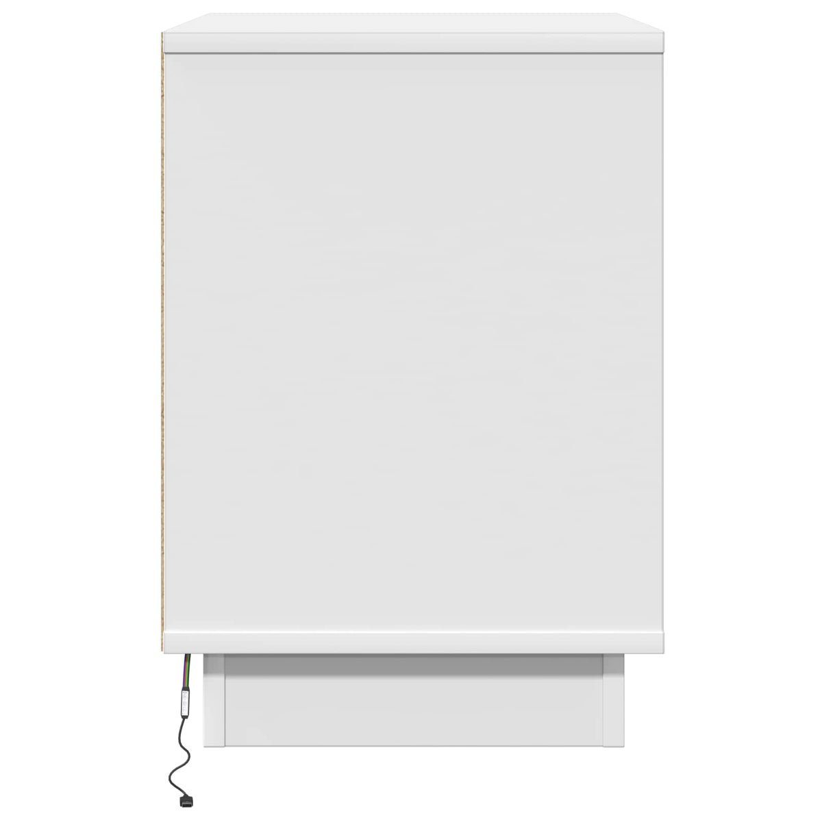 vidaXL Szafka Nocna Biały 50 x 34,5 x 50 cm Drewno inżynieryjne