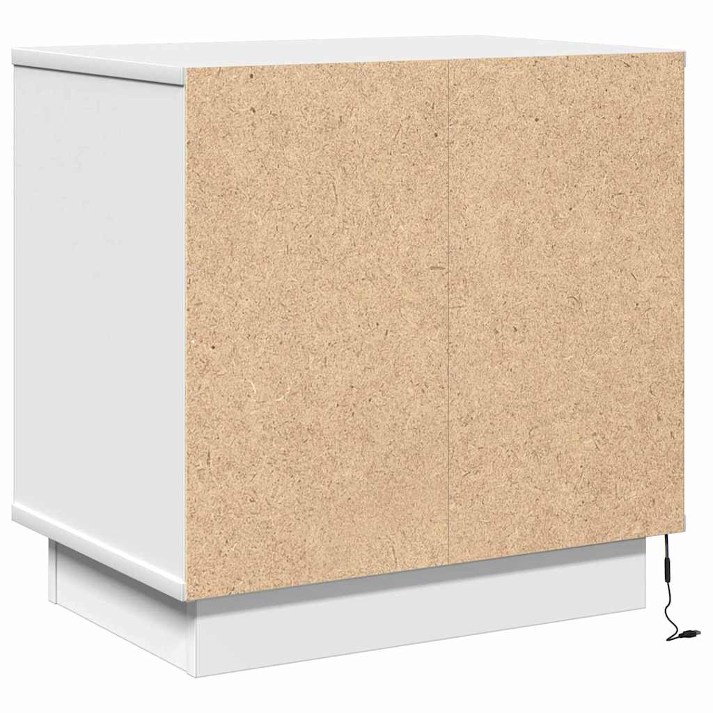 vidaXL Szafka Nocna z szufladą 2 pcs Biały 50 x 34,5 x 50 cm