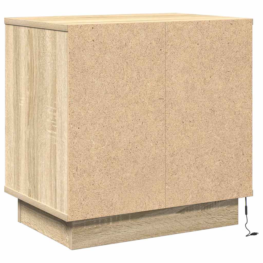 vidaXL Szafka Nocna z szufladą 2 pcs Dąb Sonoma 50 x 34,5 x 50 cm