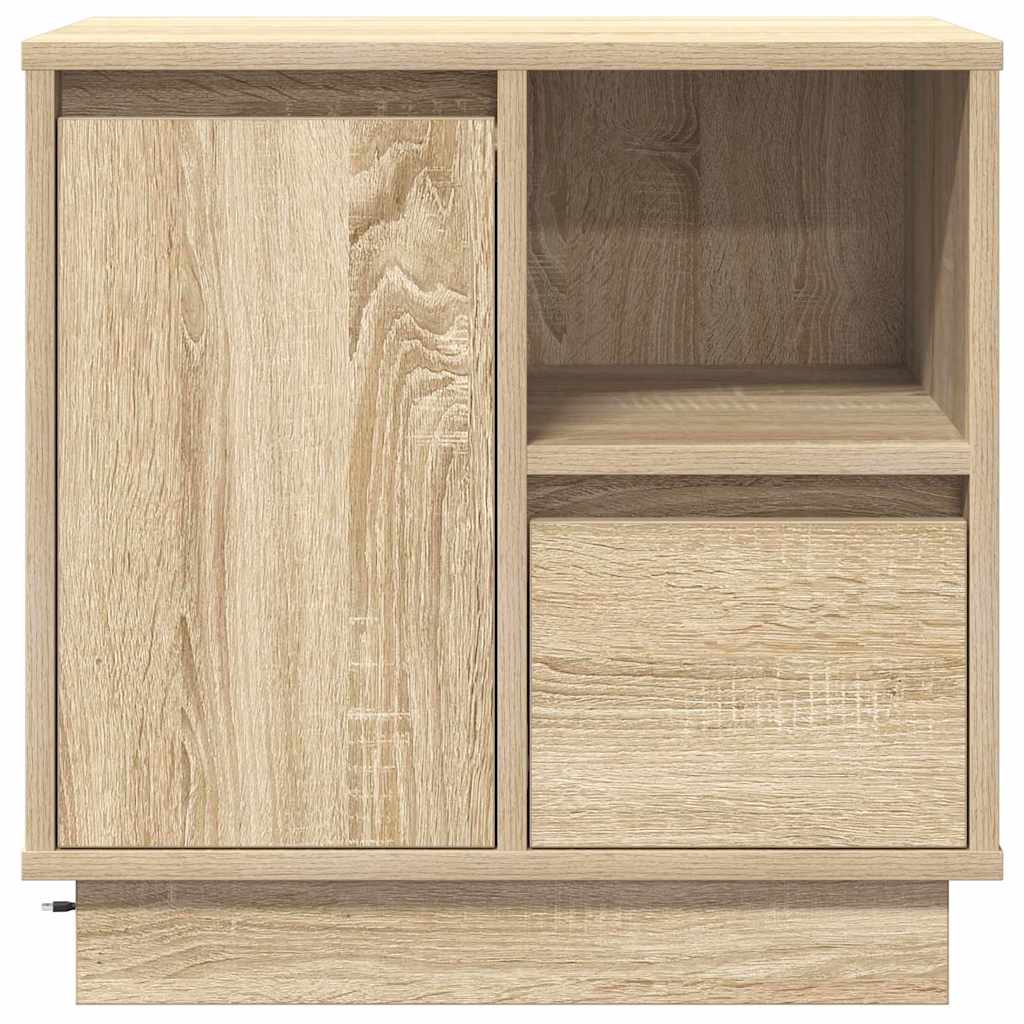 vidaXL Szafka Nocna z szufladą 2 pcs Dąb Sonoma 50 x 34,5 x 50 cm