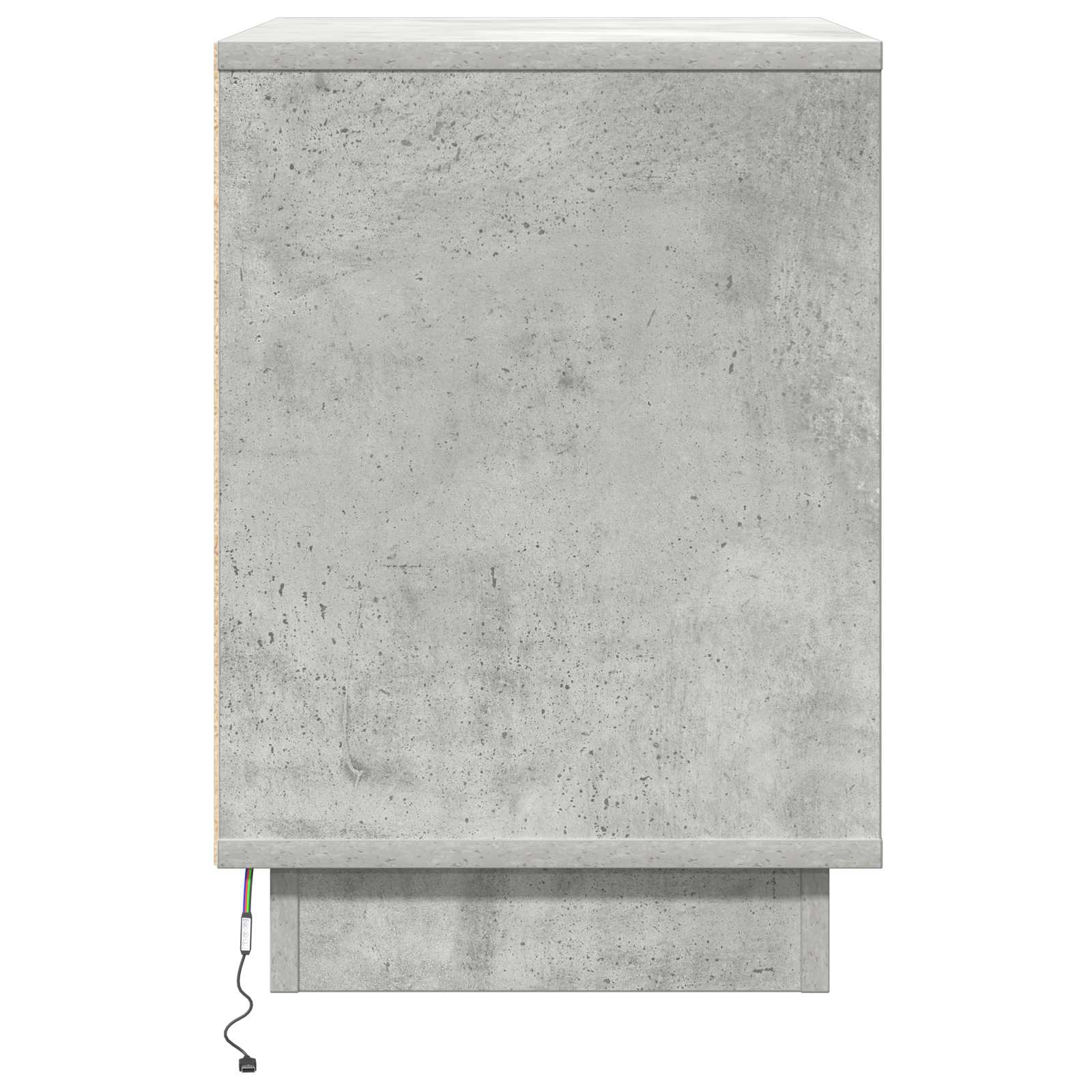 vidaXL Szafka Nocna z szufladą Betonowy szary 50 x 34,5 x 50 cm