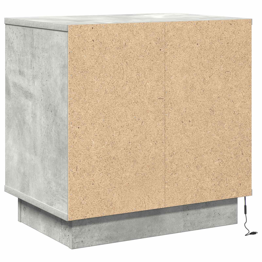 vidaXL Szafka Nocna z szufladą 2 pcs Betonowy szary 50 x 34,5 x 50 cm