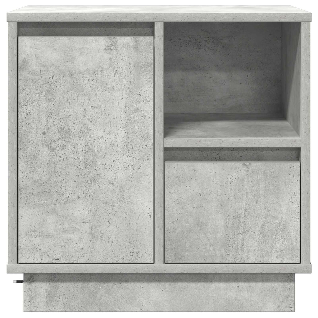 vidaXL Szafka Nocna z szufladą 2 pcs Betonowy szary 50 x 34,5 x 50 cm